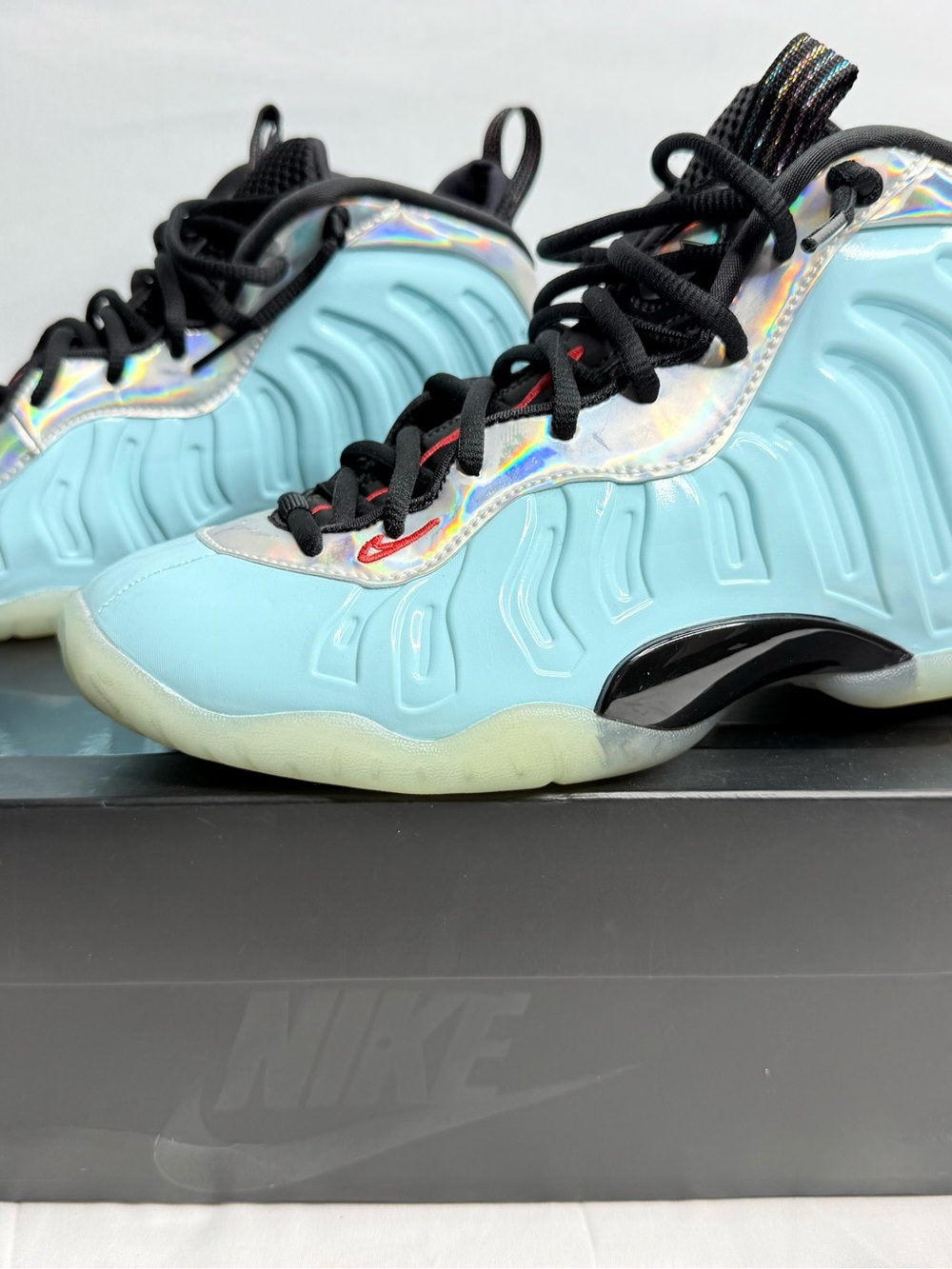 Nike Little Posite One GS "Mixtape" children's sneakers size 7Y